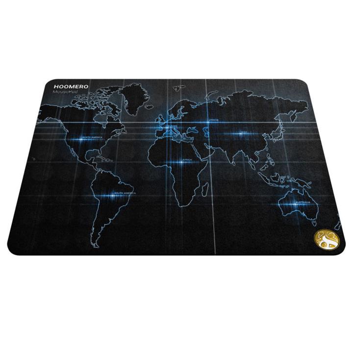 ماوس پد هومرو طرح نقشه جهان مدل A1709 Hoomero World Map A1709 Mousepad